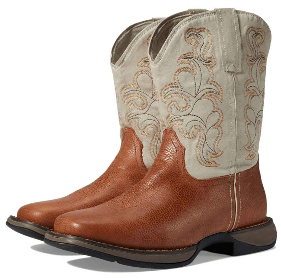 Roper Wilder Embroidered Square Toe Pull On Cowboy Mens Boot Size 9 D Casual - Image 1