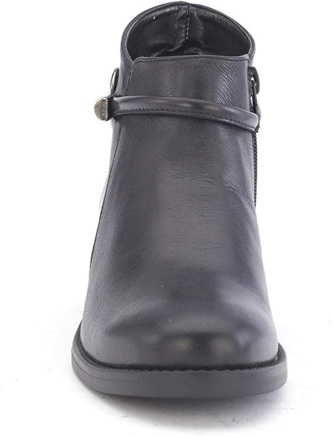 David Tate Miller Women's Ankle Booties Black Calf Skin Size 9M Italy - Thumbnail 3