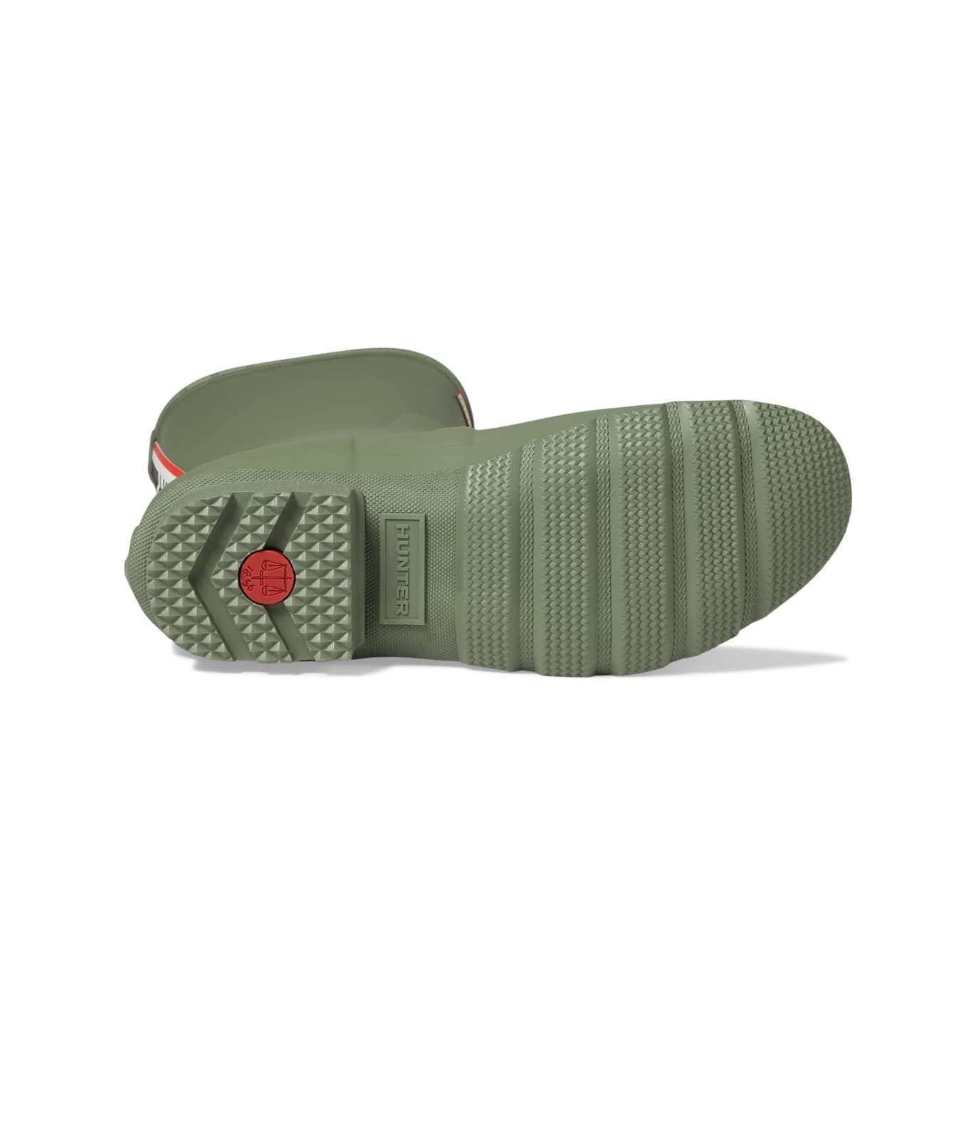 Hunter Original Short Waterproof Rain Boot Logo Backstrap Lichen Green Men's 9 M - Thumbnail 6