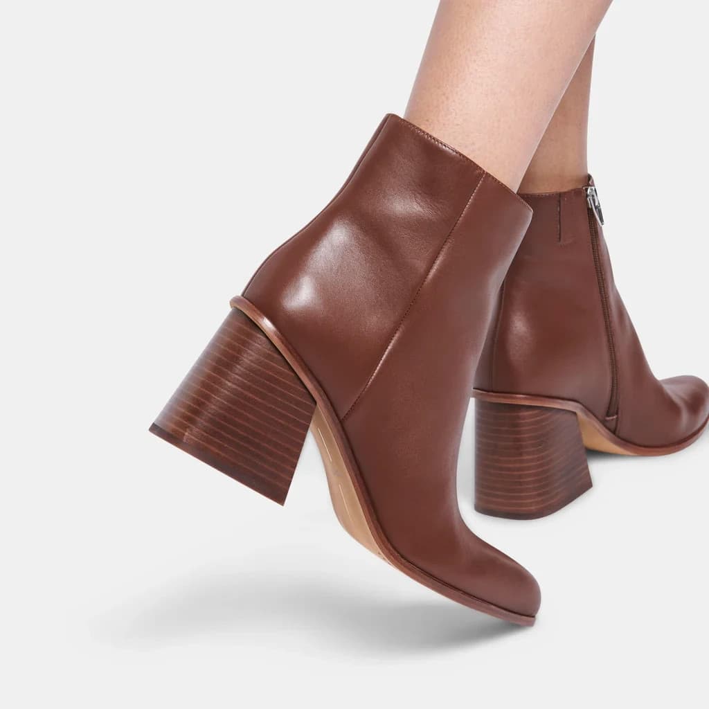 Dolce Vita Terrie Chocolate Leather Women's Boot 8 M - Thumbnail 6