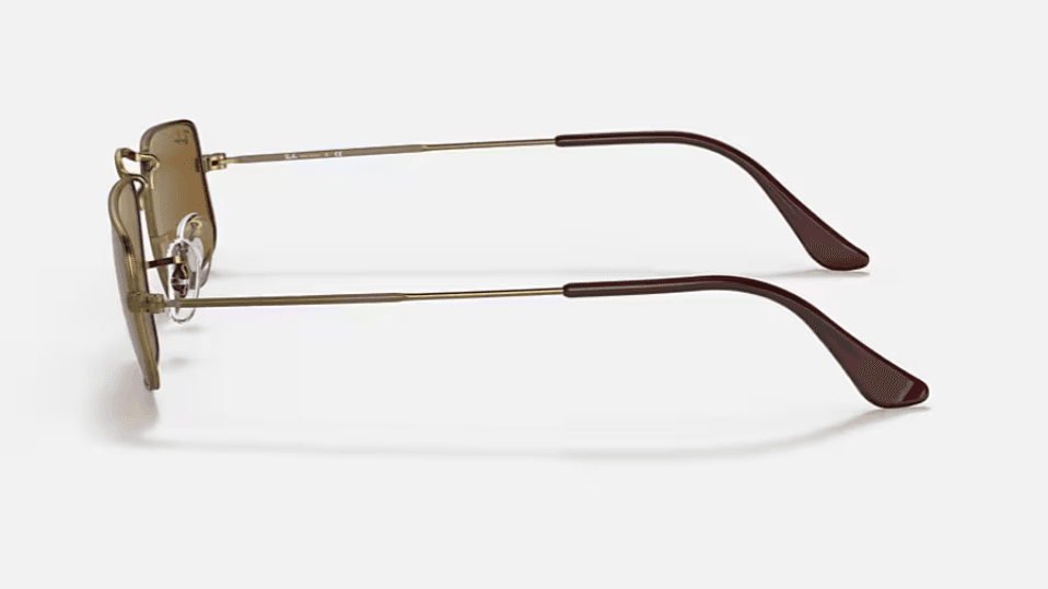 Ray-Ban Genuine Sunglasses RB3957 JULIE 919631 Green Gold Unisex - Thumbnail 4