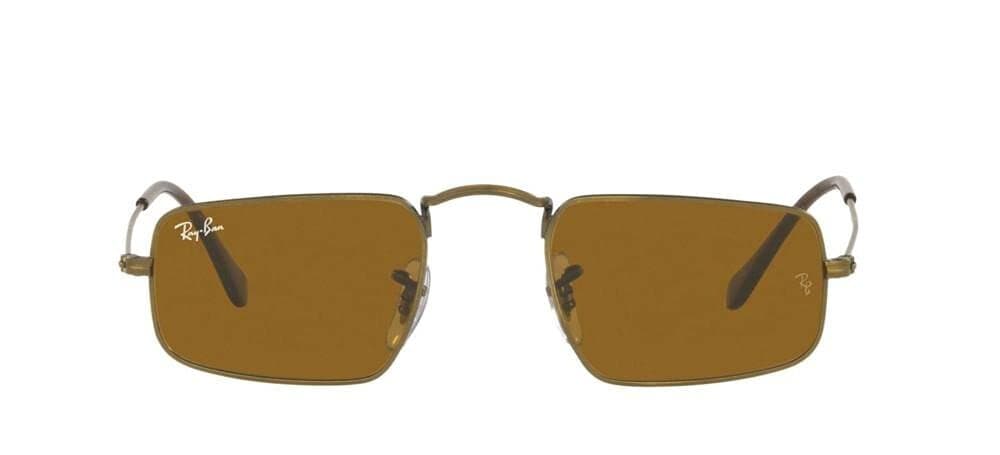Ray-Ban Genuine Sunglasses RB3957 JULIE 919631 Green Gold Unisex - Thumbnail 7
