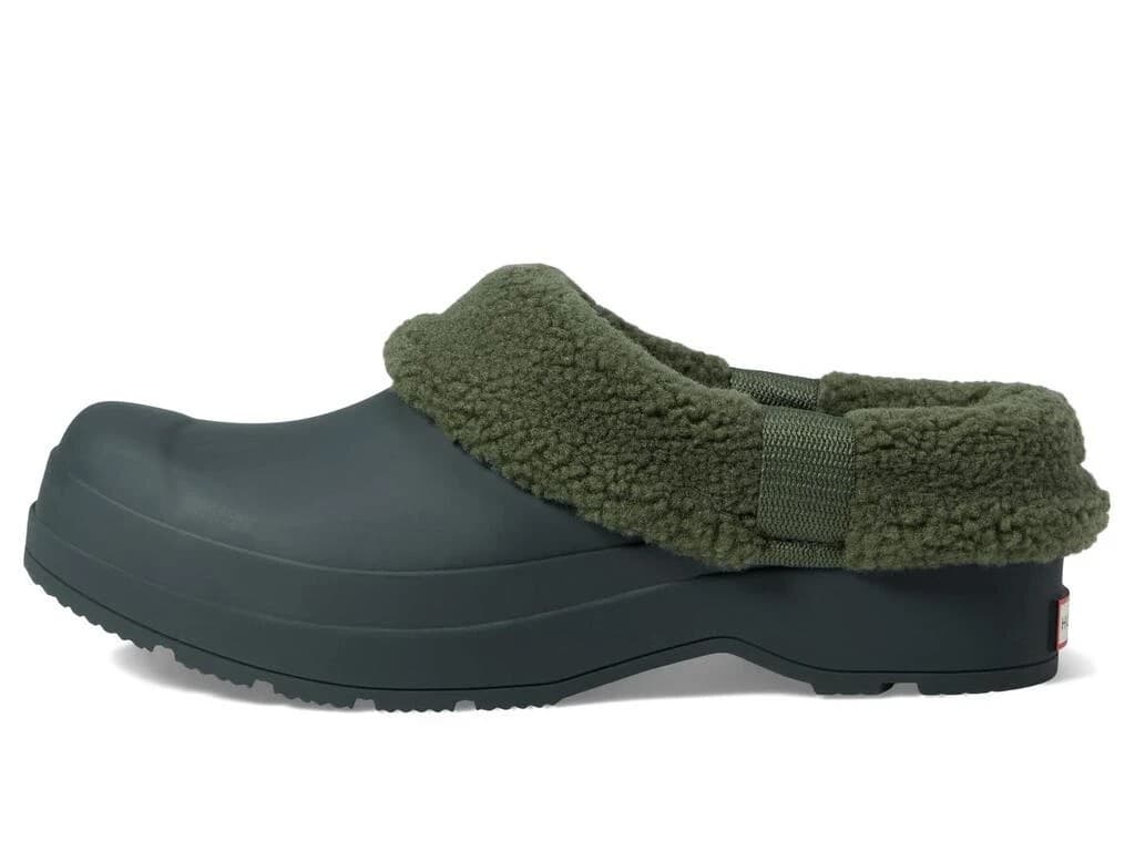 Hunter Play Sherpa Insulated Clog Men’s Artic Moss Rubber Shoe NEW Size 9 M - Thumbnail 2