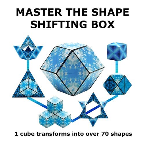 Shashibo Shape Shifting Box 3D Transforming Magnetic Artist Series Spaced Out N - Thumbnail 3
