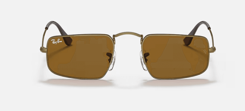 Ray-Ban Genuine Sunglasses RB3957 JULIE 919631 Green Gold Unisex - Thumbnail 3