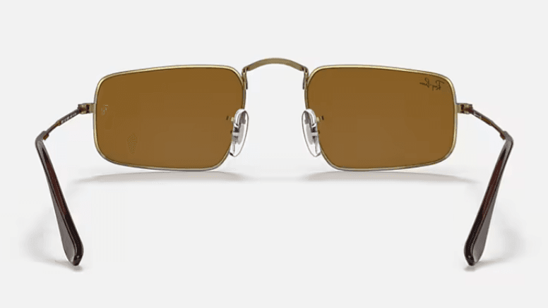 Ray-Ban Genuine Sunglasses RB3957 JULIE 919631 Green Gold Unisex - Thumbnail 5