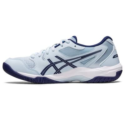 ASICS Women's Gel-Rocket 10 Volleyball Shoes, 8.5, Sky/Indigo Blue - Thumbnail 3