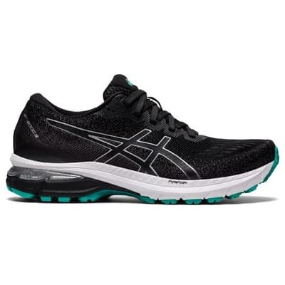 ASICS Women's GT-2000 9 Running Shoes Black/Pure Silver Size 5 B - Thumbnail 2
