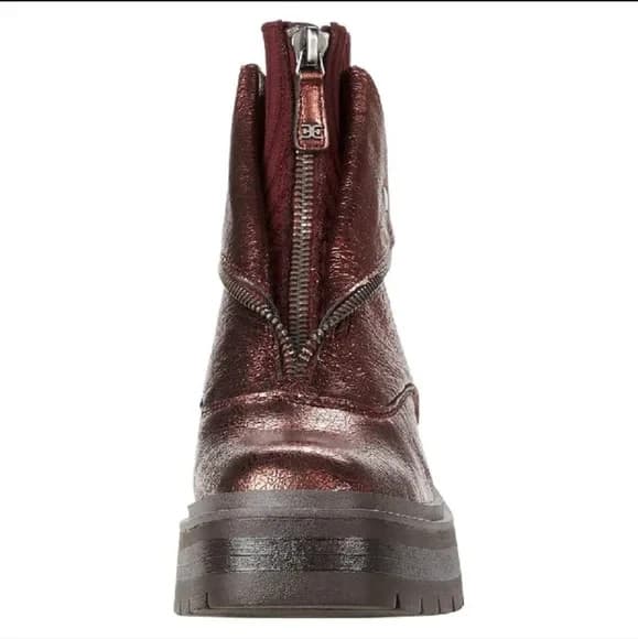 Sam Edelman Linds Chelsea Boot Bordeaux Distressed Leather Women's US Size 8 M - Thumbnail 6