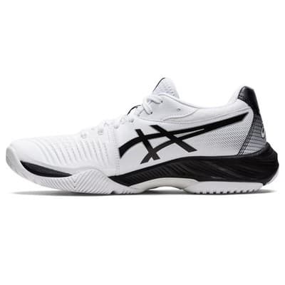 ASICS Men's Netburner Ballistic FlyteFoam 3 Volleyball Shoes, 15 US, White/Black - Thumbnail 7