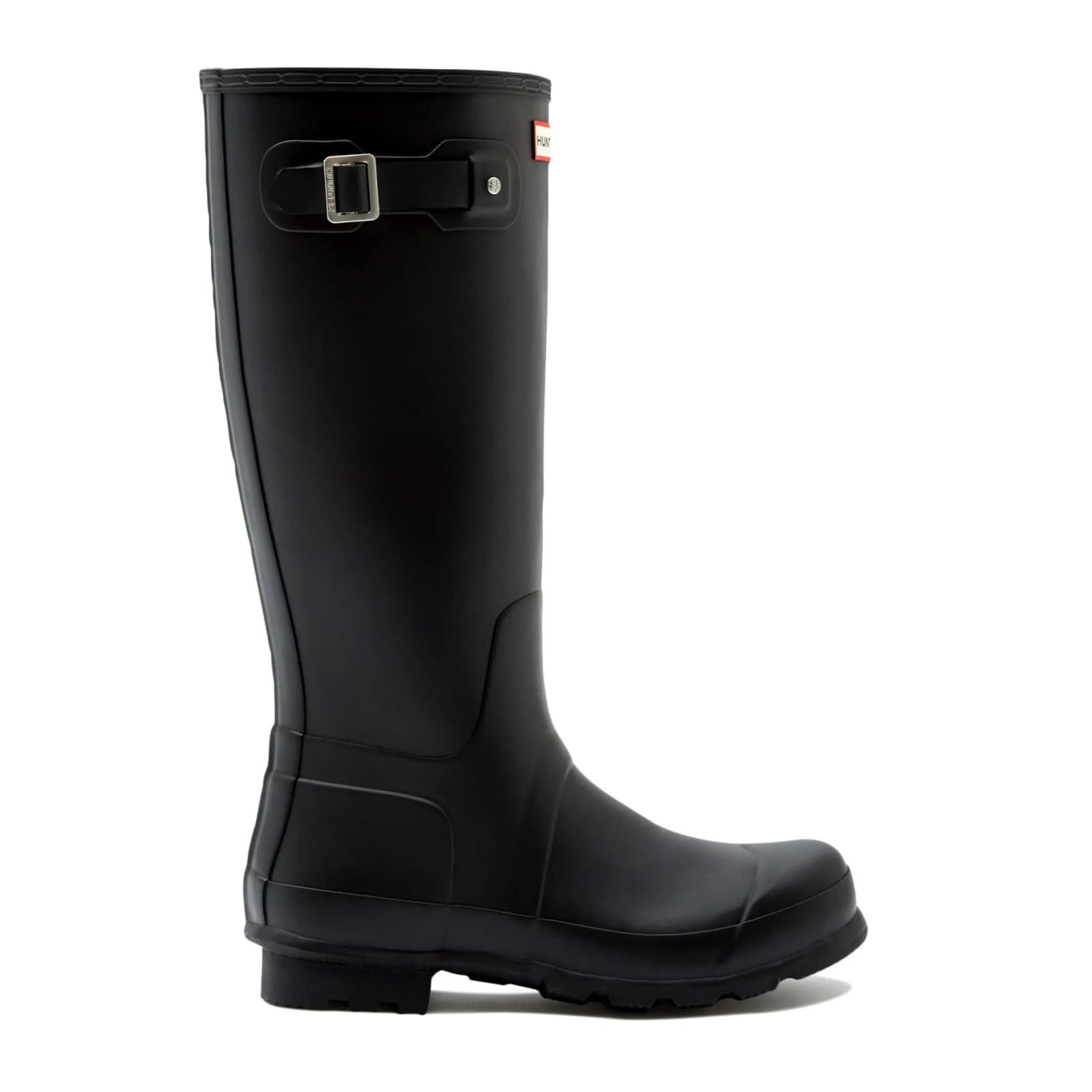 Hunter Original Tall Rain Men's Boots Waterproof Black 10 M - Thumbnail 2