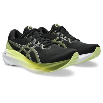 ASICS Men's Gel-Kayano 30 Running Shoes, Black/Glow Yellow Size 14 WIDE 2E - Image 1