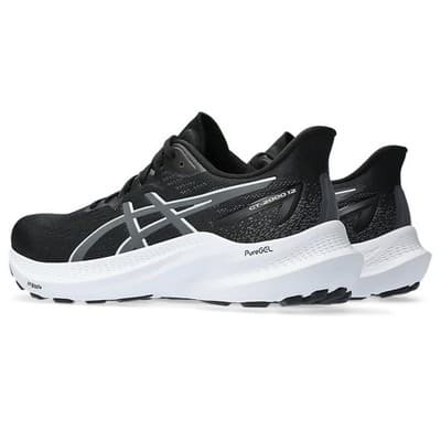 ASICS GT 2000 12 Women 's Running shoes Black/Carrier Grey Size 9.5 Narrow 2A - Thumbnail 4