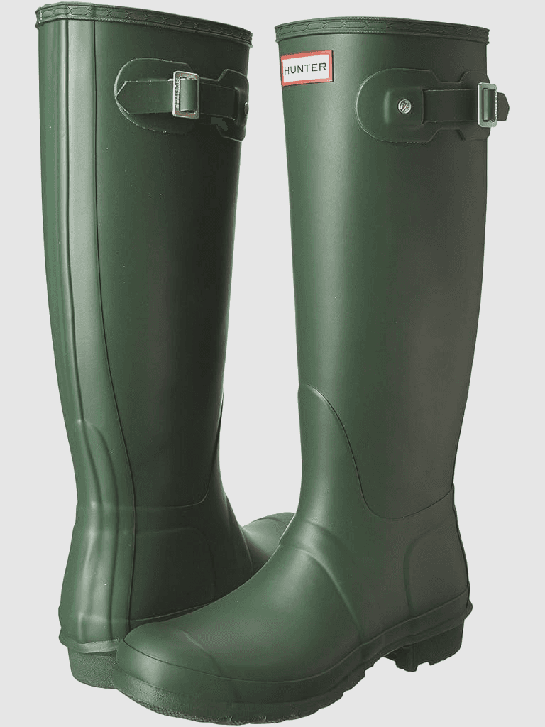 Hunter Women's Original Tall Rain Boots Waterproof , Hunter Green, Size 9 - Image 1