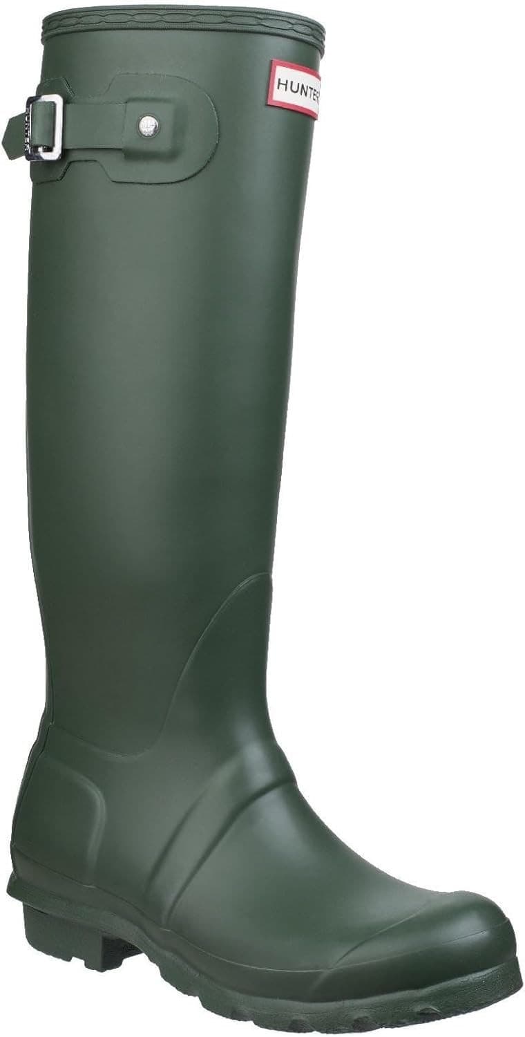 Hunter Women's Original Tall Rain Boots Waterproof , Hunter Green, Size 9 - Thumbnail 2