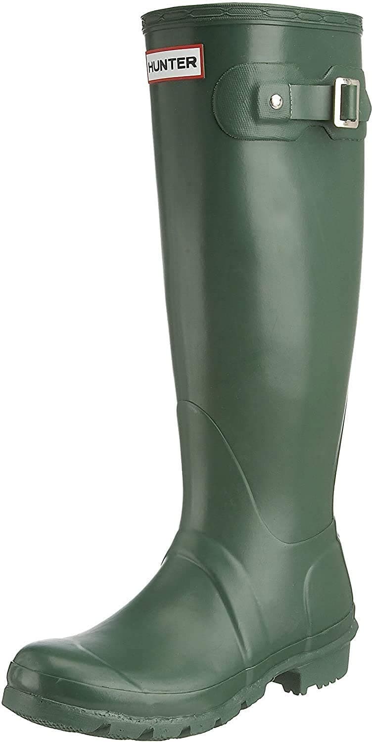 Hunter Women's Original Tall Rain Boots Waterproof , Hunter Green, Size 9 - Thumbnail 3