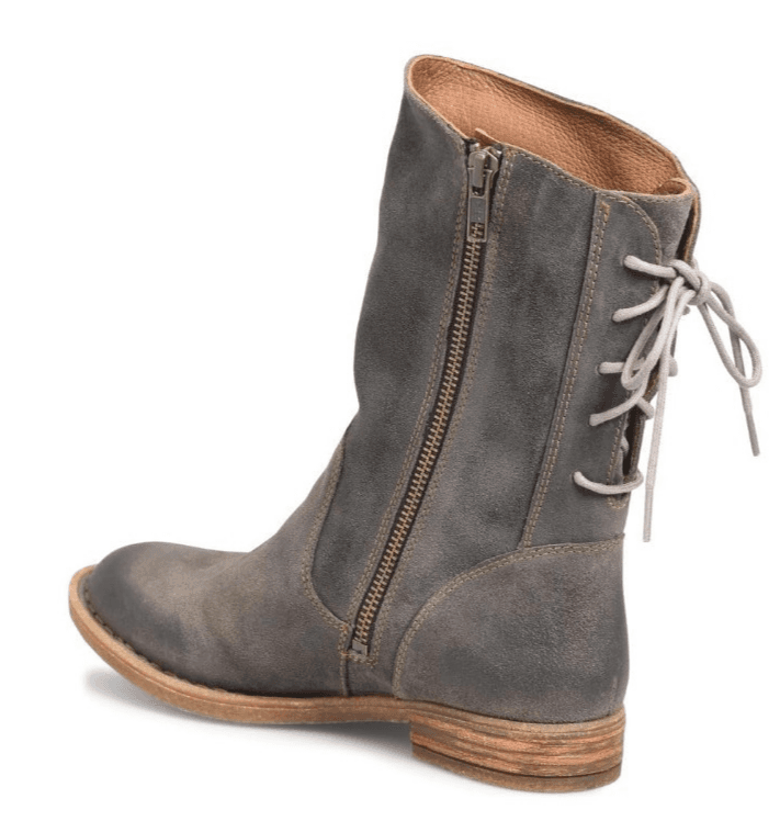 Born Shasta Corset women's boots Dark Grey Leather Suede Size 8 - Thumbnail 3