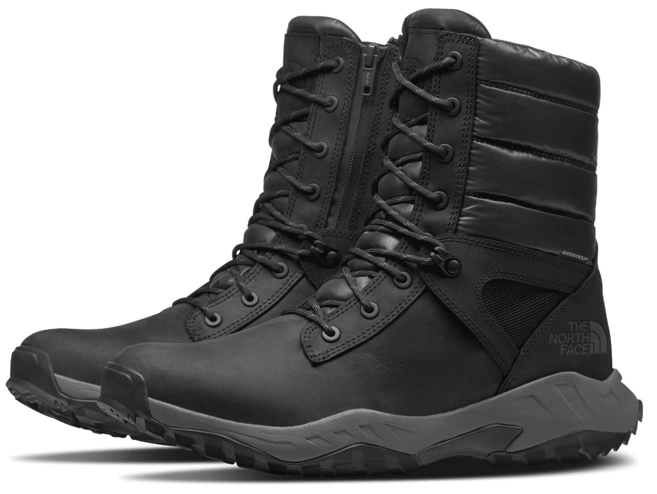 The North Face Thermoball Zip-Up Mens Boots TNF Black/Zinc Grey Sz 12.5 - Thumbnail 3