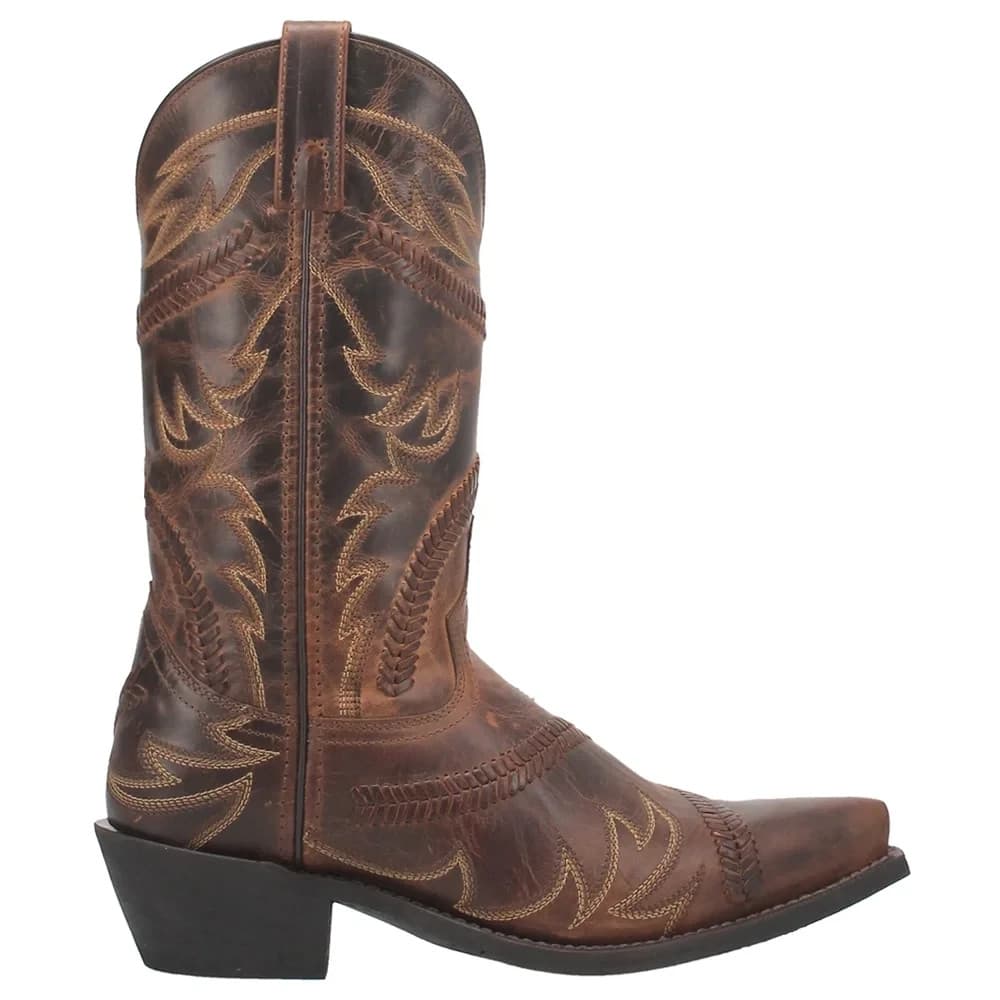 Laredo Men's Jag Western Boot, Tan, Size 11.5 US NEW - Thumbnail 2