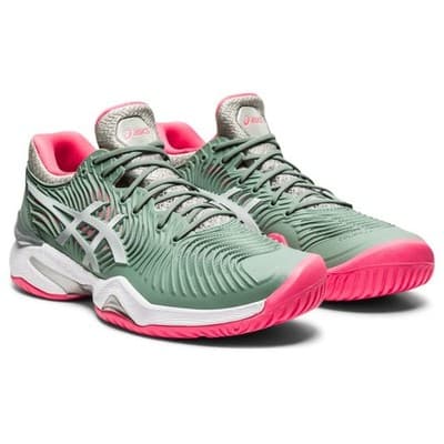 Asics Court FF 2 Women Shoes Comfort shock absorption Slate Grey/White 8 B - Image 1