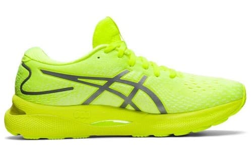 Asics Gel Nimbus 24 Mens Running Shoes LITE-Show/Safety Yellow Size 10 - Thumbnail 2