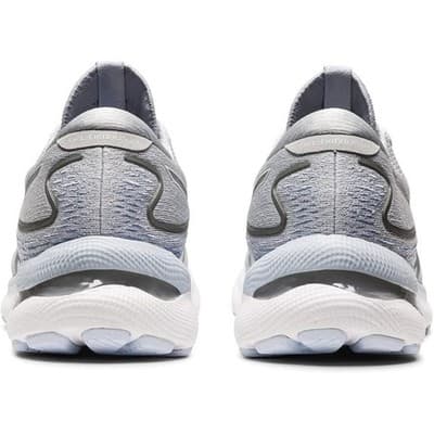 ASICS Woman Gel-Nimbus 24 Running Shoes Piedmont Grey/White size 6 Wide - Thumbnail 5