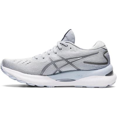 ASICS Woman Gel-Nimbus 24 Running Shoes Piedmont Grey/White size 6 Wide - Thumbnail 3