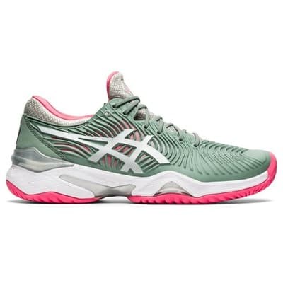 Asics Court FF 2 Women Shoes Comfort shock absorption Slate Grey/White 8 B - Thumbnail 2