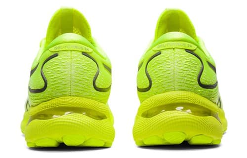 Asics Gel Nimbus 24 Mens Running Shoes LITE-Show/Safety Yellow Size 10 - Thumbnail 5