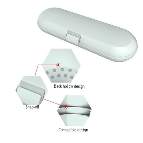 2 Pcs Electric Toothbrush Travel Case Portable Holder For Philips sonicare - Thumbnail 7