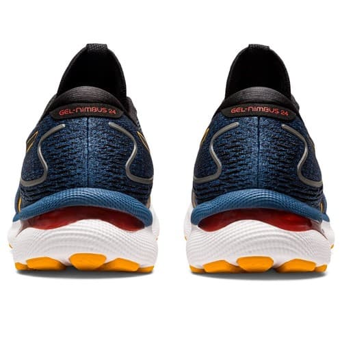ASICS Gel Nimbus 24 Men's Running Shoes Azure/Amber Size 9.5 M - Thumbnail 5