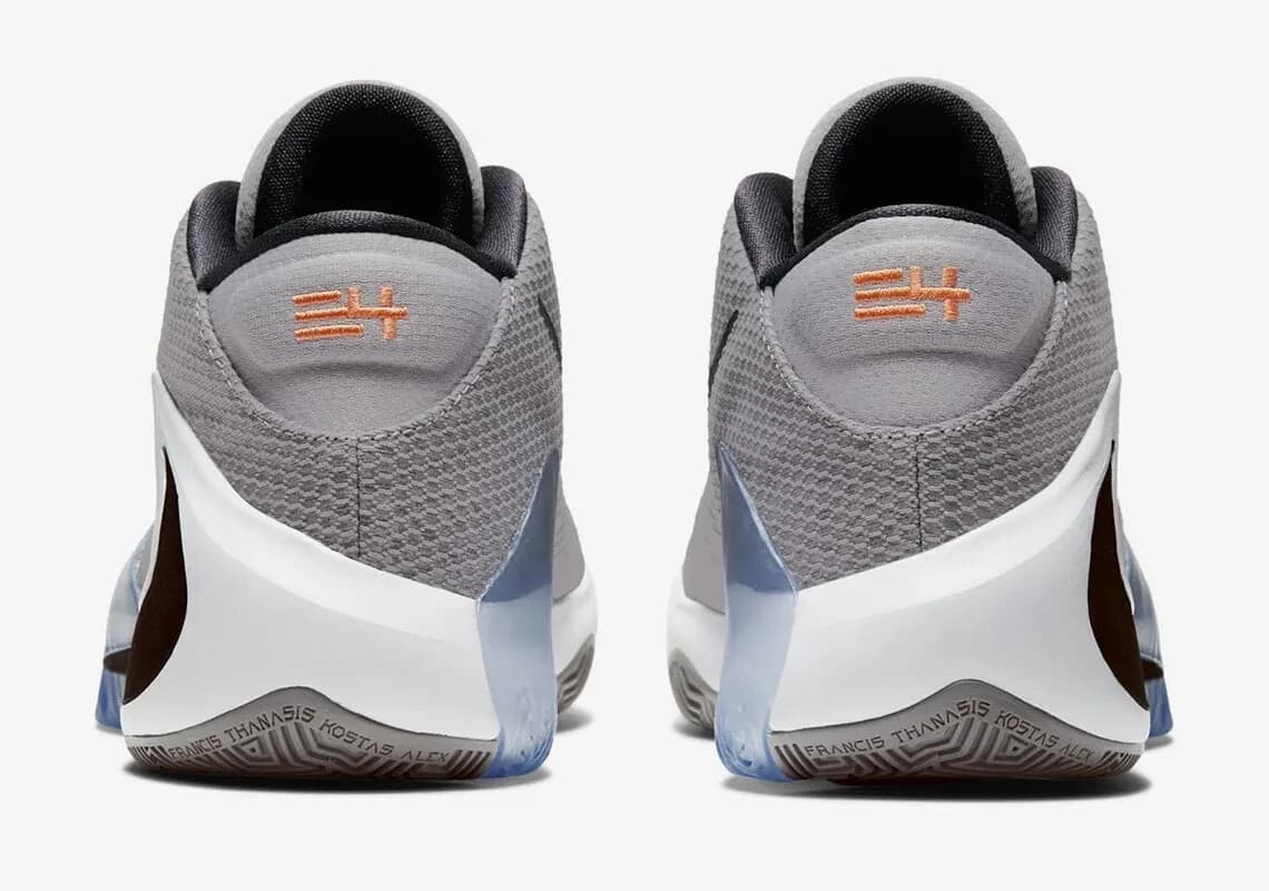 NIKE ZOOM FREAK 1 BASKETBALL SHOES Grey/Oil Grey/Cool Grey Men 8.5 WMNS 10 - Thumbnail 4