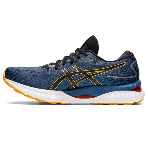 ASICS Gel Nimbus 24 Men's Running Shoes Azure/Amber Size 9.5 M - Thumbnail 3