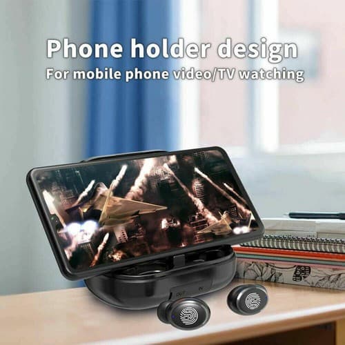 4000mAh Mini Wireless TWS Earphone Bluetooth Headphone IPX7 Waterproof Earbuds - Thumbnail 4