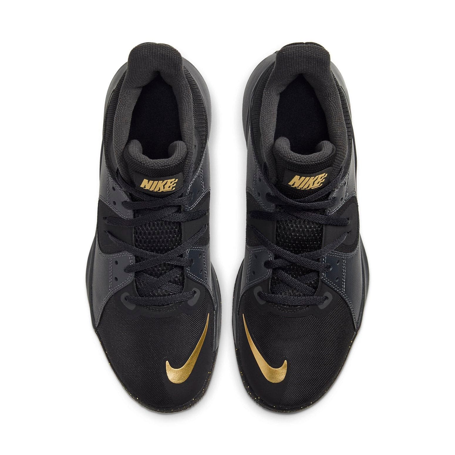 Nike Fly.By Men's Basketball Shoes Mid Black/Gold CD0189 004 Size 9 US - Thumbnail 5