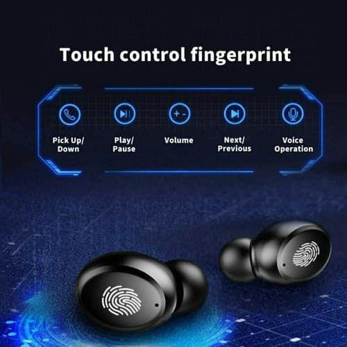 4000mAh Mini Wireless TWS Earphone Bluetooth Headphone IPX7 Waterproof Earbuds - Thumbnail 11