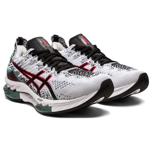 ASICS Kinsei Blast Men's Running Shoes White Black 1011B203-109 Size 8.5 US - Image 1