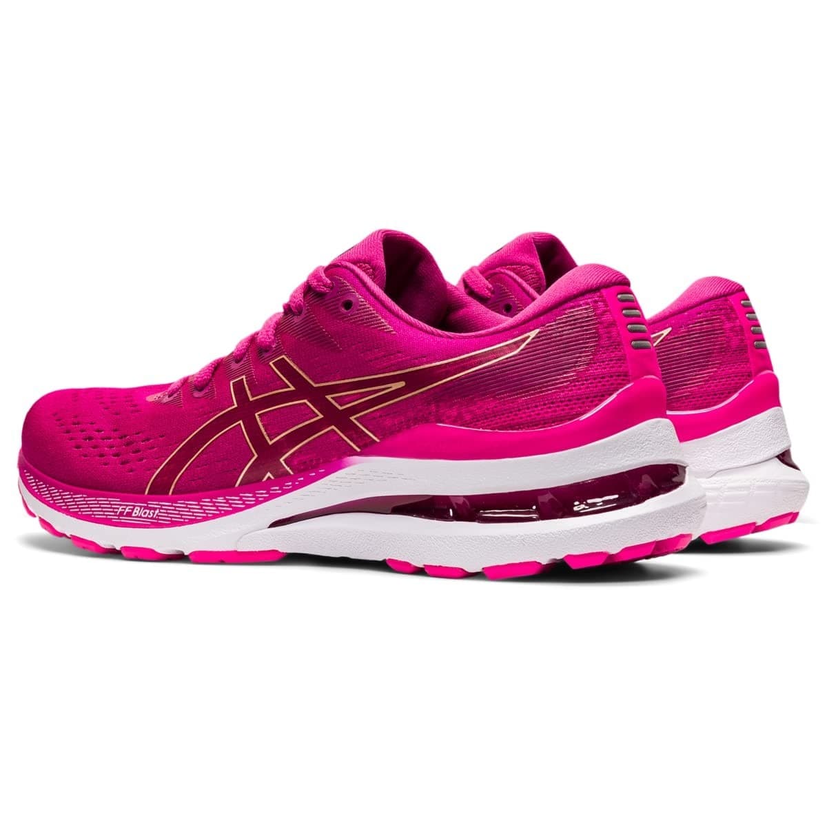 ASICS Gel-Kayano 28 Women's Running Shoes, Fuchsia RED/Pink GLO 8 M - Thumbnail 4