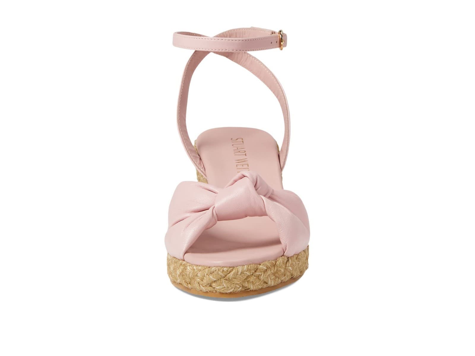 Stuart Weitzman Playa Espadrille Knot Wedge Ballet/Natural 9.5 B - Thumbnail 3