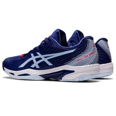 ASICS Women Solution Speed FF 2 Tennis Shoes PU Upper Dive Blue/Soft Sky 8.5 B M - Thumbnail 4