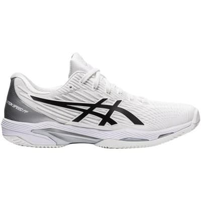 ASICS Men's SOLUTION SPEED FF 2 Tennis Shoes in White/Black 8.5 M - Thumbnail 3