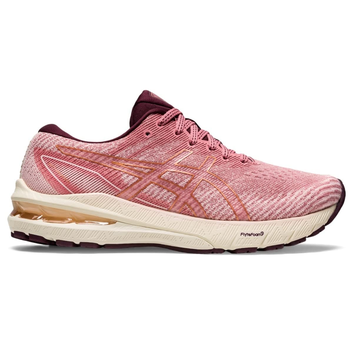 ASICS Women's GT-2000 10 Running Shoes, Smokey Rose/Pure Bronze Size 8.5 M - Thumbnail 2