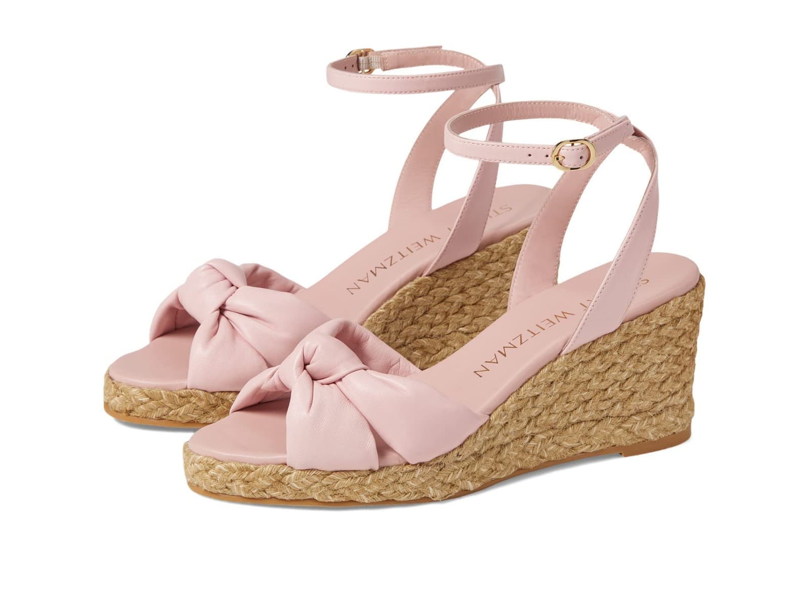 Stuart Weitzman Playa Espadrille Knot Wedge Ballet/Natural 9.5 B - Thumbnail 6
