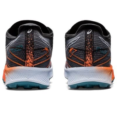 ASICS Fuji Speed Women's Running Shoes in Black /Nova Orange Size 11 B - Thumbnail 5
