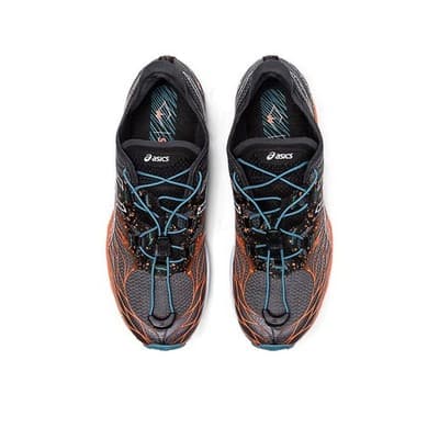 ASICS Fuji Speed Women's Running Shoes in Black /Nova Orange Size 11 B - Thumbnail 6