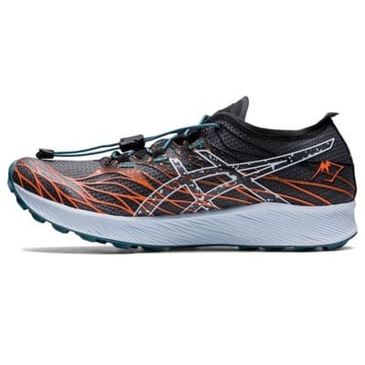 ASICS Fuji Speed Women's Running Shoes in Black /Nova Orange Size 11 B - Thumbnail 3