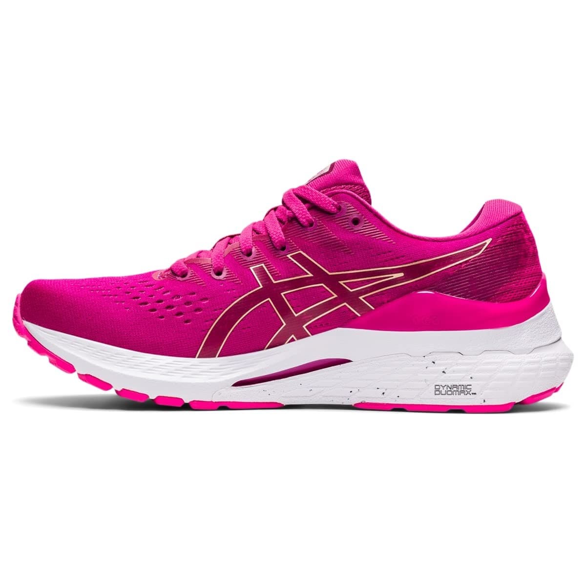 ASICS Gel-Kayano 28 Women's Running Shoes, Fuchsia RED/Pink GLO 8 M - Thumbnail 3
