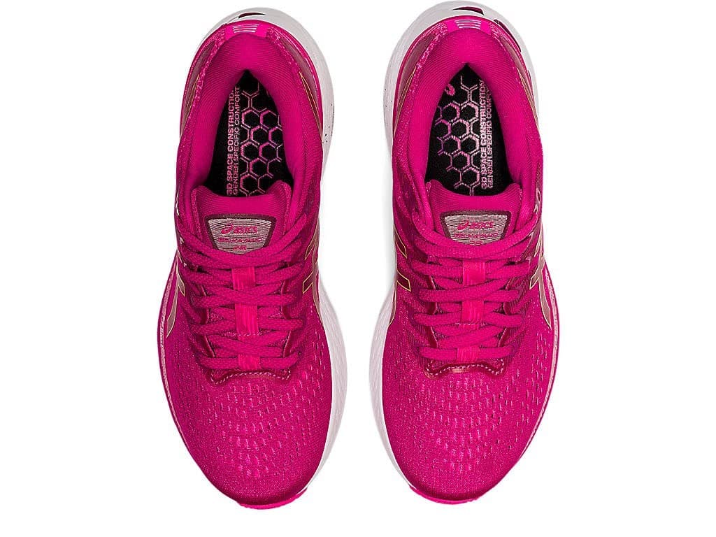 ASICS Gel-Kayano 28 Women's Running Shoes, Fuchsia RED/Pink GLO 8 M - Thumbnail 6
