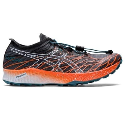ASICS Fuji Speed Women's Running Shoes in Black /Nova Orange Size 11 B - Thumbnail 2