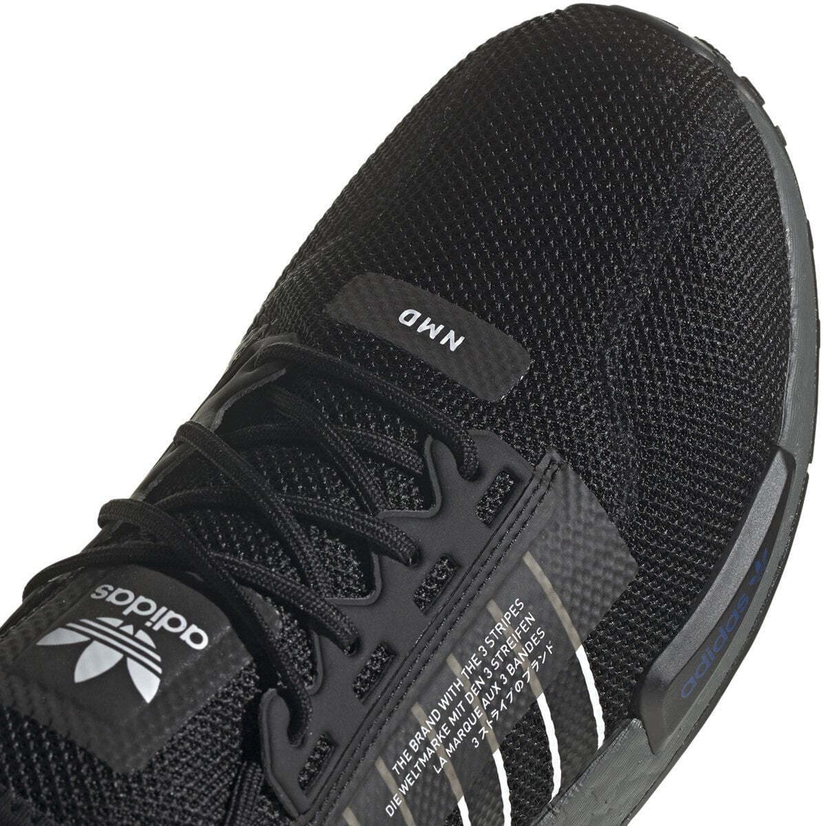adidas NMD_R1.V2 Black Blue Red Low Top Textile Upper Athletic Sneaker 11 M - Thumbnail 6